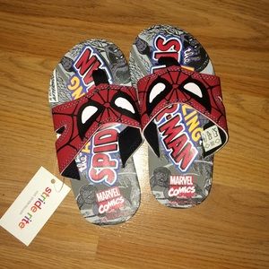 Boys Spider-Man flip flops